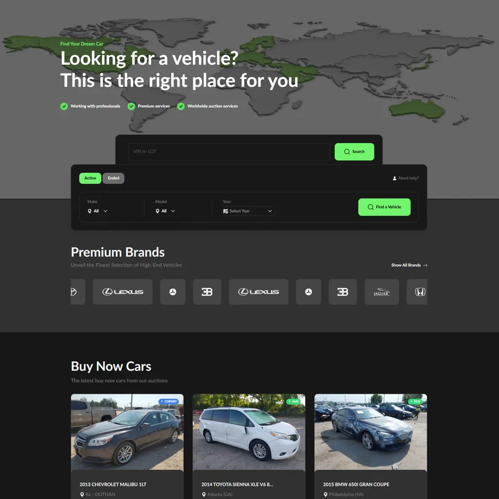 Vehicle Data Aggregation from the USA and Canada